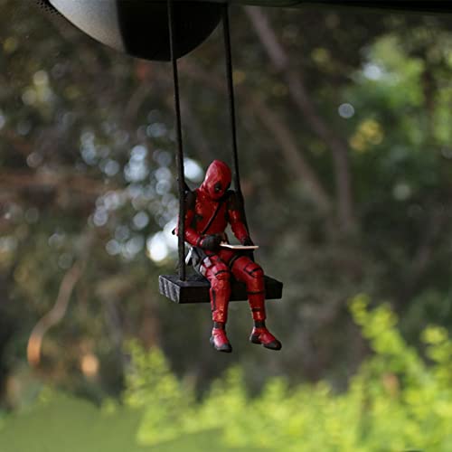 Deadpool Rear View Mirror Hanging Car Decor