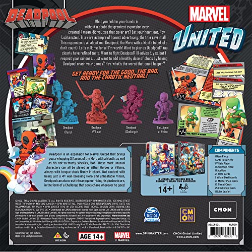 Deadpool Expansion for Marvel United Board Game