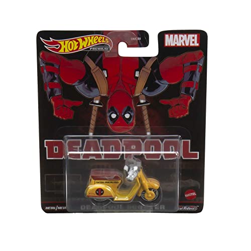 Hot Wheels Deadpool Scooter & TV Replicas