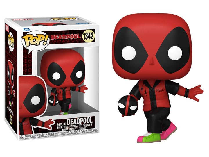Deadpool Bowling Funko Vinyl Figure with Protector