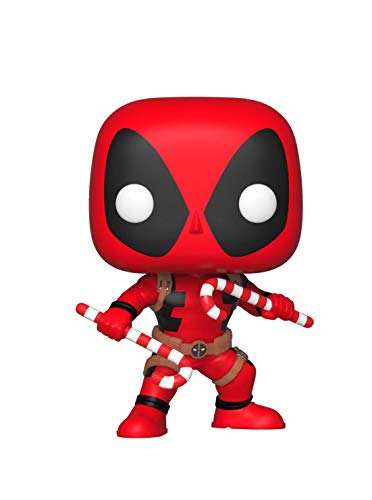 Deadpool Holiday Funko Pop with Candy Canes Figure