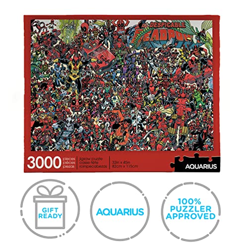 Deadpool 3000 Piece Jigsaw Puzzle - Aquarius Marvel
