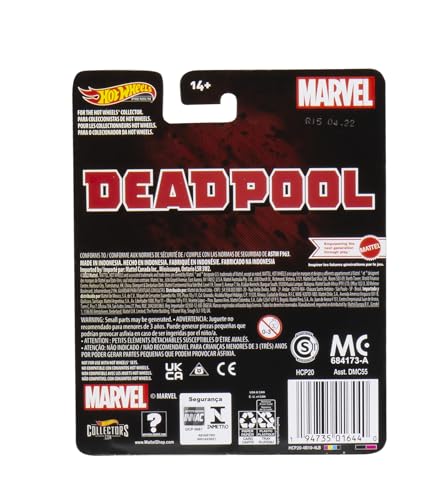 Hot Wheels Deadpool Scooter & TV Replicas
