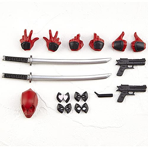 Yamaguchi D-eadpool Action Figure with Interchangeable Faces