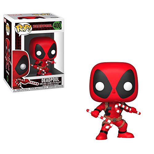 Deadpool Holiday Funko Pop with Candy Canes Figure