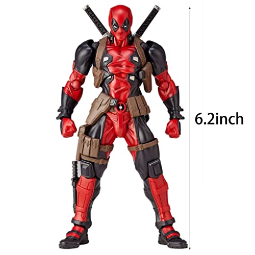 Yamaguchi D-eadpool Action Figure with Interchangeable Faces