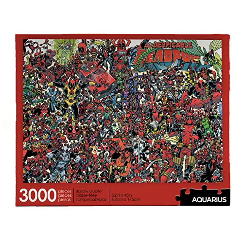 Deadpool 3000 Piece Jigsaw Puzzle - Aquarius Marvel