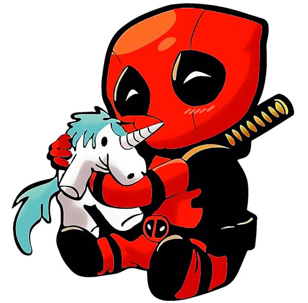 Deadpool Baby and Cow - Baby on Board Sticker