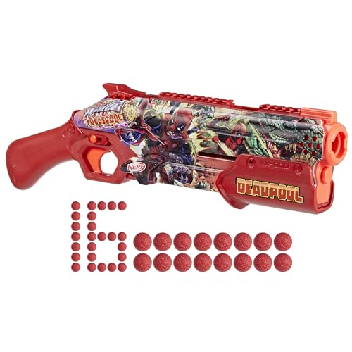 Deadpool Nerf Blaster with 16 Accu-Rounds