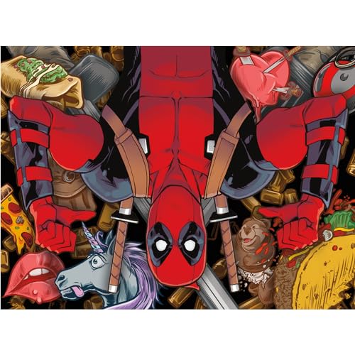 Deadpool 500-Piece Puzzle - Collage Design