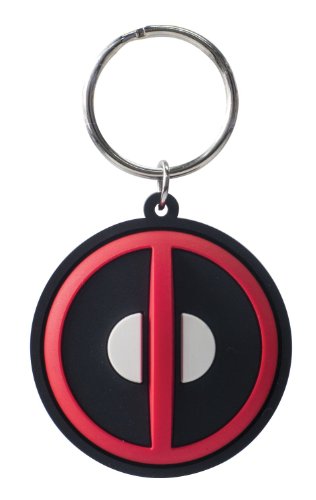 Deadpool Logo Soft Touch PVC Keychain