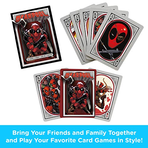 Deadpool Themed Playing Cards - Officially Licensed Deck