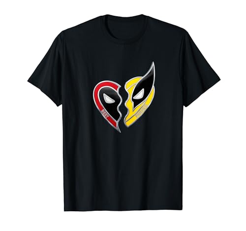 Deadpool & Wolverine Best Friends Heart T-Shirt