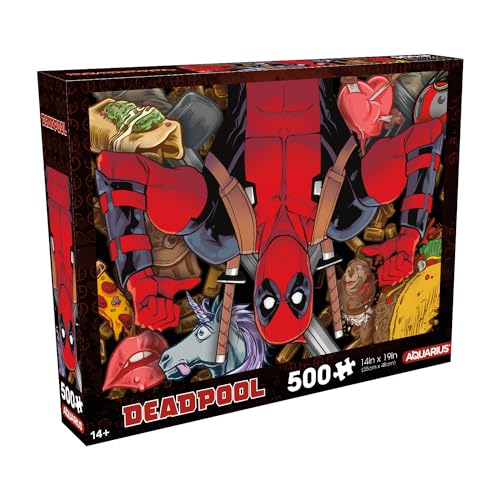 Deadpool 500-Piece Puzzle - Collage Design