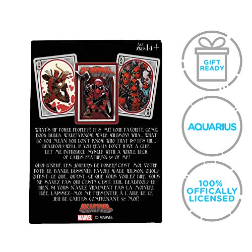 Deadpool Themed Playing Cards - Officially Licensed Deck