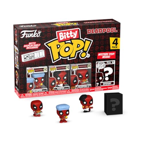 Deadpool Mini Collectible Funko Bitty Pop! 4-Pack