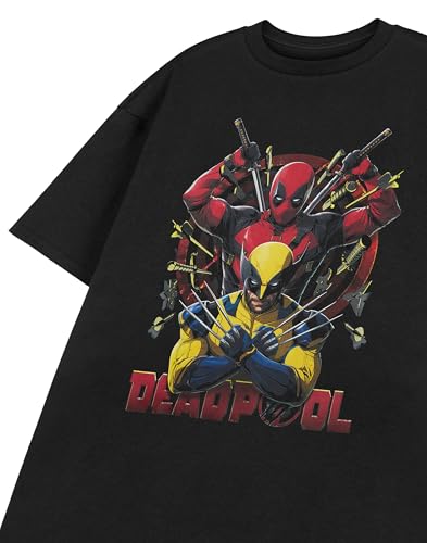 Deadpool Wolverine Graphic Tee for Men