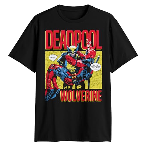 Deadpool Wolverine Best Bubs Black T-Shirt
