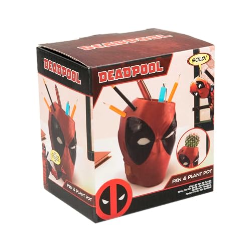 Deadpool Replica Pen Holder & Plant Pot Decor