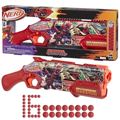 Deadpool Nerf Blaster with 16 Accu-Rounds