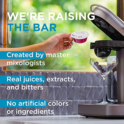 Bartesian 16-Pack Margarita Mixer Capsules for Cocktail Machine – Home Bar Mixology Cocktails Mix Pod Capsule Set To Use With the Bartesian Cocktail Drink Maker Machine