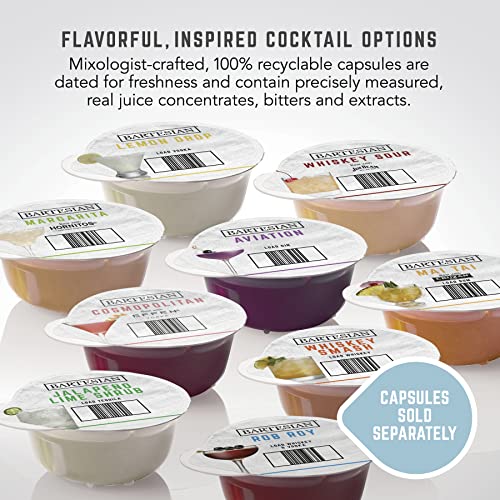 Bartesian Duet Cocktail Maker with 2 Glass Bottles