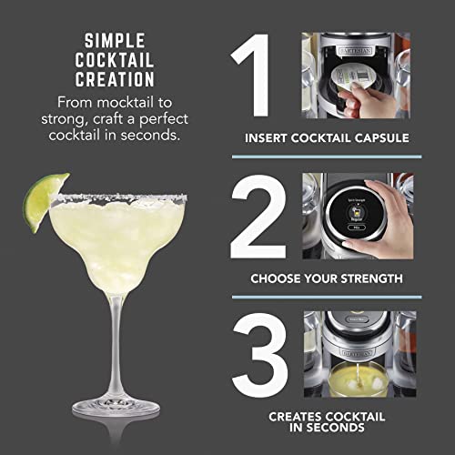 Bartesian Cocktail Maker with 5 Glass Bottles