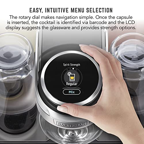 Bartesian Cocktail Maker with 5 Glass Bottles