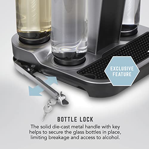Bartesian Cocktail Maker with 5 Glass Bottles