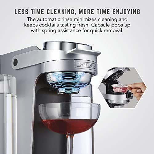 Bartesian Cocktail Maker with 5 Glass Bottles