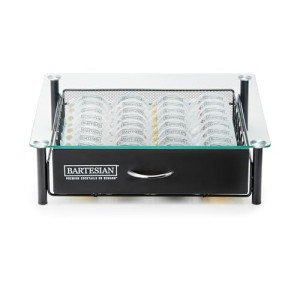 Bartesian Cocktail Capsule Storage Drawer Organizer - Stylish Mixology Cocktails Drink Mixer Holder Dispenser - Home Bar Accessories for Cocktail Maker Machine - Holds Up to 36 Capsules