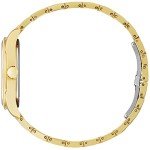 Citizen Women's Eco-Drive Dress Classic Arezzo Diamond Watch in Gold tone Stainless Steel, White Dial (Model: EM0882-59A)