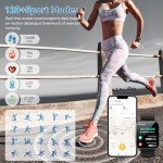 Smart Watch, 1.85" HD Smartwatch for Men Women (Answer/Make Calls), Fitness Watch with Heart Rate/Sleep/IP68 Waterproof/120+ Sports Modes/Spo2 Monitor, Pedometer, Android Smart Watch for Android iOS