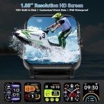 Smart Watch, 1.85" HD Smartwatch for Men Women (Answer/Make Calls), Fitness Watch with Heart Rate/Sleep/IP68 Waterproof/120+ Sports Modes/Spo2 Monitor, Pedometer, Android Smart Watch for Android iOS