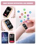 Fitness Tracker, Smart Watch with 24/7 Heart Rate/Blood Pressure/Blood Oxygen Monitor,Sleep Tracker,Step & Calorie Counter, IP68 Waterproof Fitness Watches for Women Men Compatible with Android&iPhone