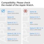 Spigen Lite Fit Ultra Strap Designed for Apple Watch Band Compatible with Ultra 2/1 49mm, Series 10 46mm, 9/8/7 45mm, SE2/SE/6/5/4 44mm, 3/2/1 42mm Nylon Solo Loop - Black