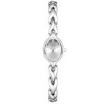 JIANDUN Vintage Women's Oval Bracelet Watch, Waterproof Stainless Steel Band with Adjustment Tool, Retro Ladies Quartz Wristwatch, Perfect for Daily Wear and Special Occasions (All Silver)