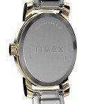 Timex Women's Cavatina 18mm Watch - Two-Tone Expansion Band Mother of Pearl Dial Gold-Tone Case