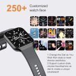 Smart Watch for Men Women, 1.96"HD Smartwatch (Answer/Make Call) with Heart Rate/Sleep Monitor/Pedometer/Spo2, 2025 New Fitness Watch 113+ Sport Modes, IP68 Waterproof Activity Tracker for Android iOS