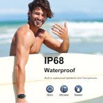 Smart Watch for Men Women, 1.96"HD Smartwatch (Answer/Make Call) with Heart Rate/Sleep Monitor/Pedometer/Spo2, 2025 New Fitness Watch 113+ Sport Modes, IP68 Waterproof Activity Tracker for Android iOS