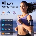 Smart Watch for Men Women (Answer/Make Call), 1.57” Fitness Tracker 113+ Sports Smartwatch, Heart Rate/Sleep Monitor/Pedometer/Calories Fitness Watch, IP68 Waterproof Activity Tracker for Android iOS