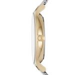 Skagen Women's Anita Lille Three-Hand Silver and Gold Two-Tone Stainless Steel Mesh Band Watch (Model: SKW2340)