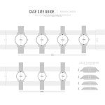 Skagen Women's Anita Lille Three-Hand Silver and Gold Two-Tone Stainless Steel Mesh Band Watch (Model: SKW2340)