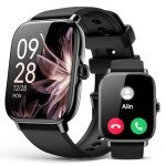 Smart Watch for Women Men- Answer/Make Call, 2025 1.91'' IP68 Waterproof Fitness Step Sleep Tracker Watch with Heart Rate Monitor Activity Counter Smartwatch for Andriod iPhone iOS Samsung Compatible