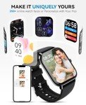Smart Watch for Women Men- Answer/Make Call, 2025 1.91'' IP68 Waterproof Fitness Step Sleep Tracker Watch with Heart Rate Monitor Activity Counter Smartwatch for Andriod iPhone iOS Samsung Compatible