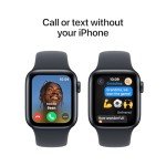 Apple Watch SE (2nd Gen) [GPS 40mm] Smartwatch with Midnight Aluminum Case with Midnight Sport Band M/L. Fitness and Sleep Trackers, Crash Detection, Heart Rate Monitor, Retina Display