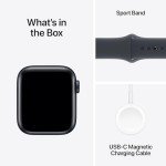 Apple Watch SE (2nd Gen) [GPS 40mm] Smartwatch with Midnight Aluminum Case with Midnight Sport Band M/L. Fitness and Sleep Trackers, Crash Detection, Heart Rate Monitor, Retina Display