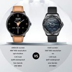 Smartwatch for Men Android Fitness Watch: 1.43" AMOLED Smart Watches for Men with Bluetooth Call Answer IP68 Waterproof Activity Tracker 120+ Sports Modes Sleep Heart Rate Monitor Watch for iOS Phones