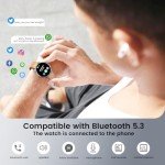 Smartwatch for Men Android Fitness Watch: 1.43" AMOLED Smart Watches for Men with Bluetooth Call Answer IP68 Waterproof Activity Tracker 120+ Sports Modes Sleep Heart Rate Monitor Watch for iOS Phones