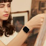 Charlam Slim Leather Band Compatible with Apple Watch Band 40mm 38mm 41mm 42mm 44mm 45mm 46mm Women,Top Grain Genuine Leather Strap Thin Wristband for iWatch Series 10 9 8 7 6 5 4 3 2 1 SE Ultra,Brown